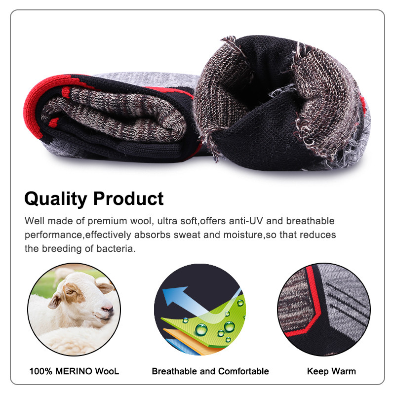 X-Tiger Șosete pentru snowboard Bărbați, iarnă, căldură, șosete termice de schi, încălzitoare lungi pentru picioare Șosete din bumbac gros, sport, ciclism, schi, șosete antiderapante