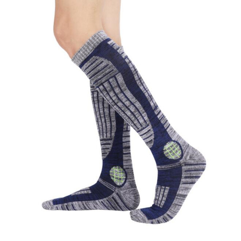 Žiemos vyriškos medvilninės šiltos kojinės, storesnės sportinės snieglentės, šylančios termokojinės, slidinėjimo termokojinės kojinės kojinės