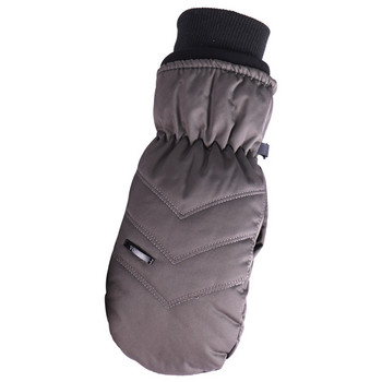 1 чифт неплъзгащи се ветроустойчиви водоустойчиви удебелени ски ръкавици Мъже Жени Колоездене на открито Туризъм ръкавица Зимни поларени ръкавици за сняг