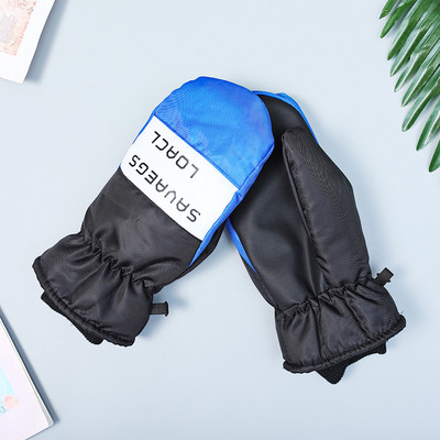 1 pora neslidžios, vėjui atsparios, vandeniui atsparios storos slidinėjimo pirštinės vyrams, moterims, važinėti dviračiais lauke, turistams su pirštinėmis žieminės vilnos pirštinės, skirtos sniegui