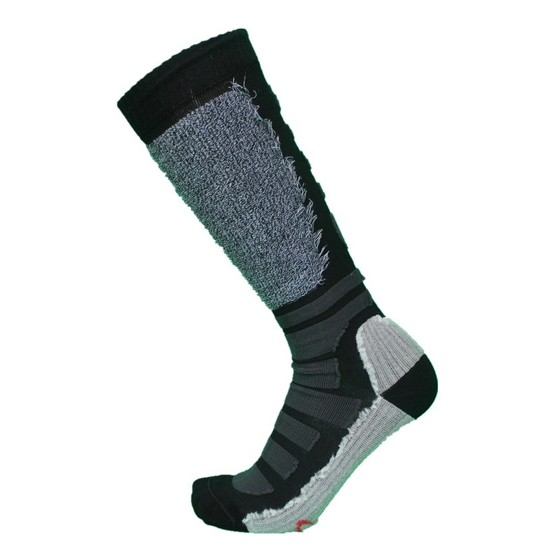 1 pereche de șosete de schi profesionale, groase, termolite, pentru sport în aer liber, șosete pentru bărbați, șosete lungi de sport