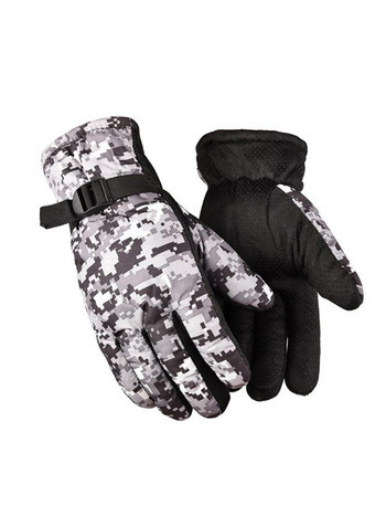 Ски ръкавици Зимни топли водоустойчиви и дишащи ръкавици за сняг Мотоциклетни ръкавици за студено време Мъжки Дамски Дамски и детски