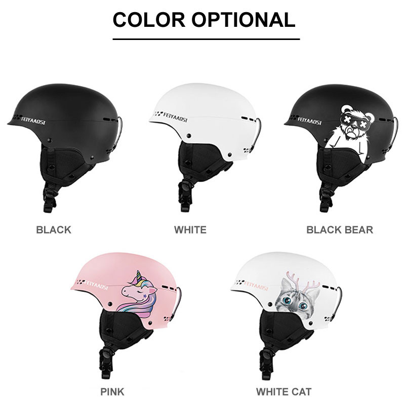 Naujas slidinėjimo šalmas Pusiau uždengtas apsauginis šalmas, skirtas dviračių slidinėjimo snieglenčių sportui lauke, suaugusiems ir vaikams