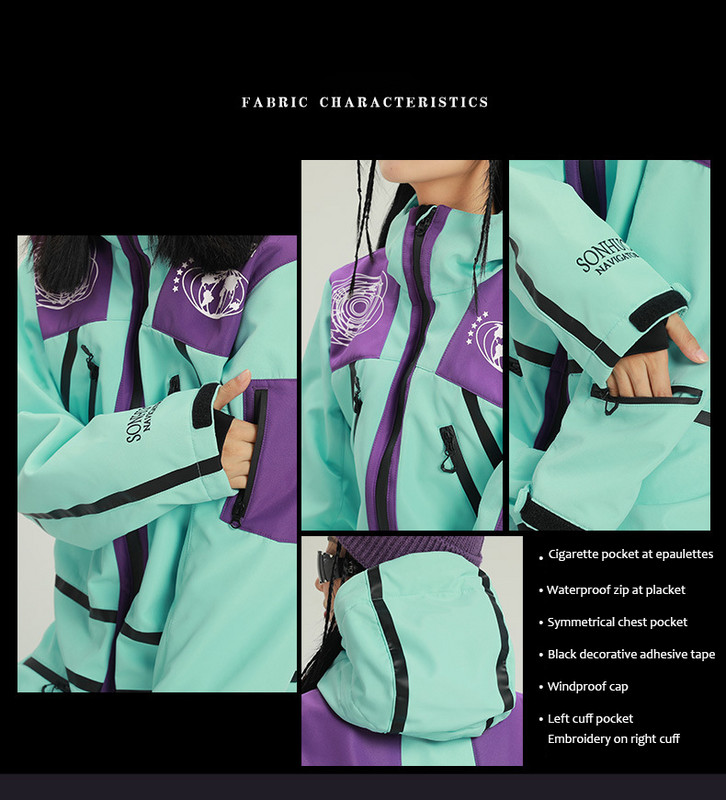 Moteriškas ir vyriškas slidinėjimo kombinezonas žieminis lauko šiltas, atsparus vėjui ir vandeniui atsparus vientisas slidinėjimo kostiumas Naujas moteriškas vyriškas snieglenčių kostiumas