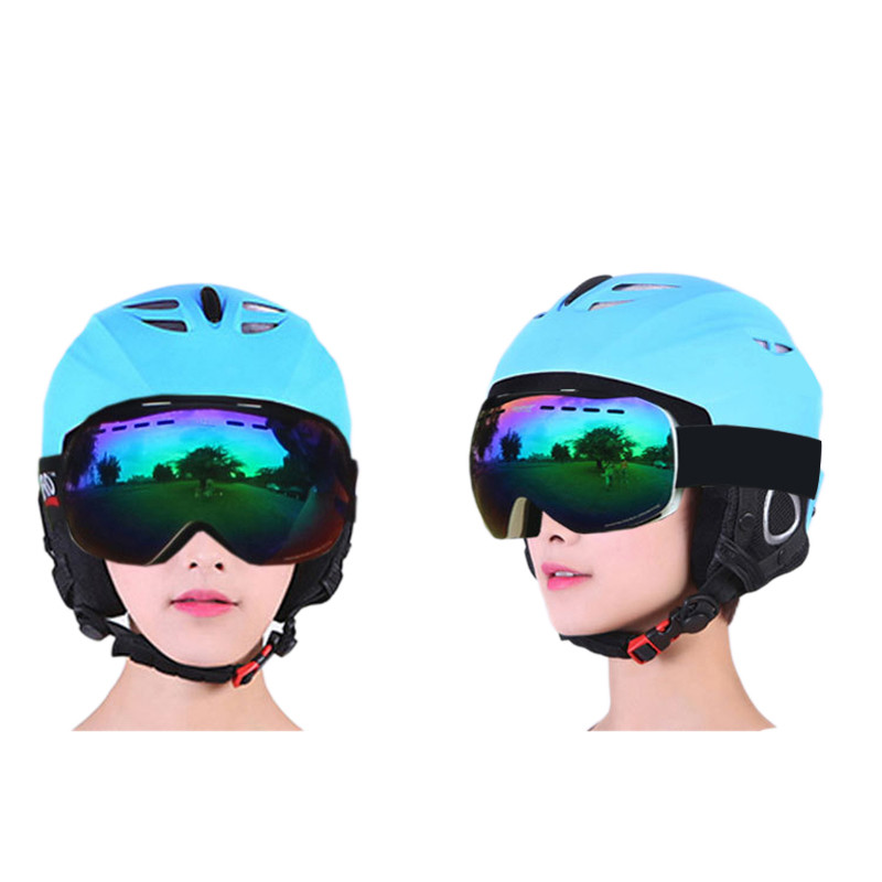 Žiemos slidinėjimo šalmas, integruotas kompiuteris + EPS aukštos kokybės slidinėjimo šalmas lauko sportui slidinėjimo snieglenčių riedlenčių šalmai