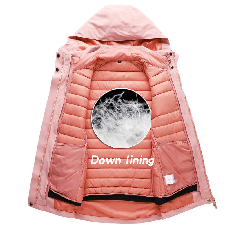 Costum de schi pentru femei, iarnă, jachetă și pantaloni, salopete, respirabile, impermeabile, îmbrăcăminte pentru snowboard pentru femei, ținute de schi