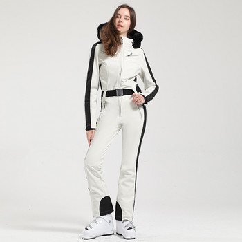 2023 Νέα ολόσωμη γυναικεία στολή σκι Ζεστή φόρμα για σνόουμπορντ εξωτερικού χώρου Σετ φόρμες για σκι Αδιάβροχα χειμωνιάτικα ρούχα