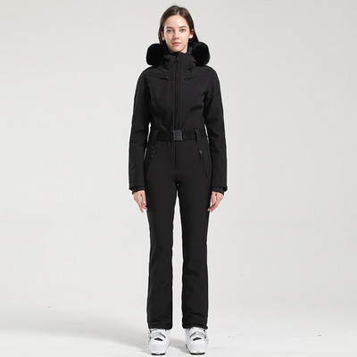 2023 m. naujas vientisas slidinėjimo kostiumas moteriškas šiltas lauko snieglenčių striukė Kombinezonas slidinėjimo rinkinys Kombinezonai Neperšlampami vandeniui žieminiai drabužiai