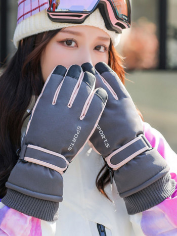 Зимни дамски блатни ръкавици Детски мъжки ръкавици и ръкавици с електрическо отопление Ръкавица Ски аксесоари Отопляеми мъжки ски мото