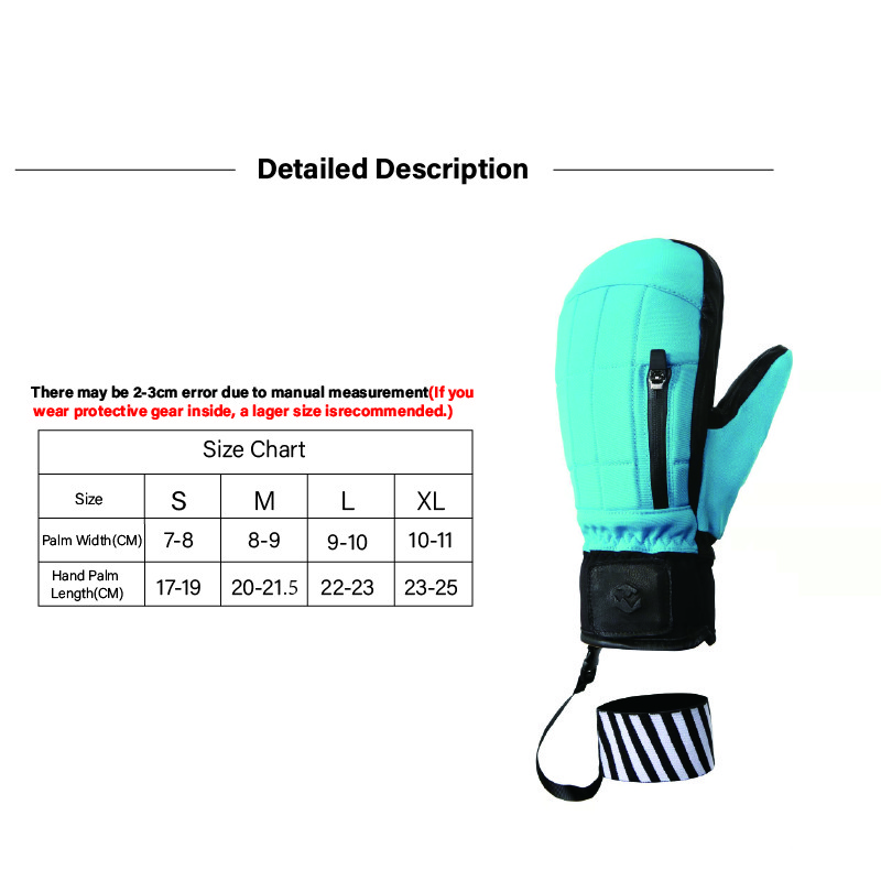 2022-es új dizájnú, egyedi készítésű síkesztyűk polár belső öt ujjas design snowboard kesztyűk szabadtéri havas síeléshez