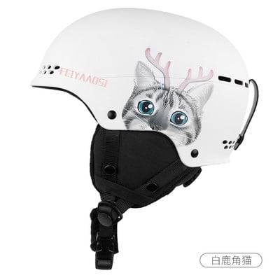 Nešiojami lengvi profesionalūs moterų vyrų jaunimo snieglenčių slidinėjimo šalmai žieminiai lauko galvos apsaugos sniego sporto priedai