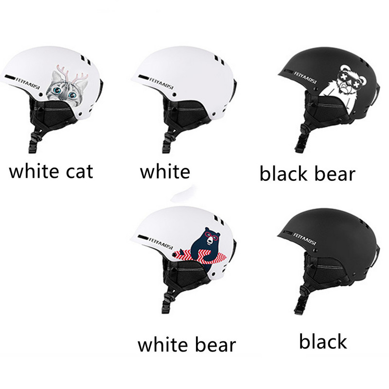 Nešiojami lengvi profesionalūs moterų vyrų jaunimo snieglenčių slidinėjimo šalmai žieminiai lauko galvos apsaugos sniego sporto priedai