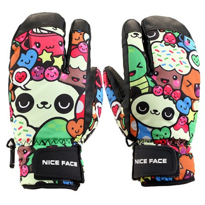 Nice Face téli síkesztyű női snowboard kesztyű férfi ujjatlan hegyi síelés invierno esqui gants sí handschoenen mannen