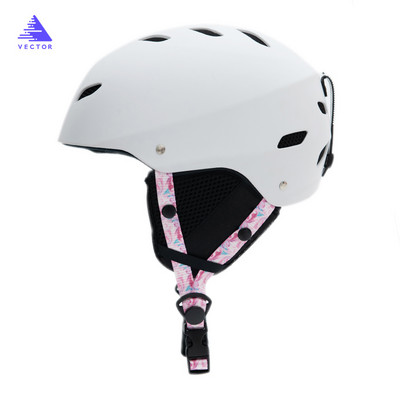 Vaikų slidinėjimo šalmas Slidinėjimas Sniego saugos riedlentės Snieglenčių šalmas Reguliuojamas apsauginis lauko čiuožimo sportinis šalmas 50-54cm
