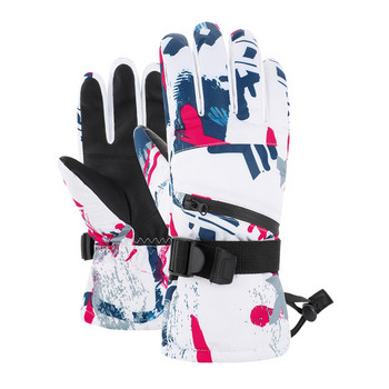 Нови ски ръкавици Мъже Жени Младежки Топли зимни Водоустойчиви ръкавици за сноуборд Моторни шейни Мотоциклетни ръкавици на открито със сензорен екран