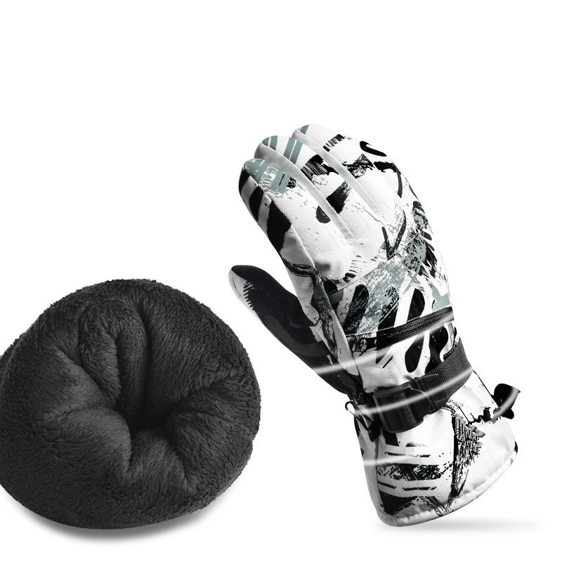Naujos slidinėjimo pirštinės Vyrai Moterys Jaunimas Šiltos Žieminės Neperšlampamos Snieglentės Pirštinės Važiavimas Sniego motociklu Lauke Lietimui jautrios pirštinės
