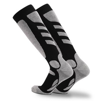 Зимни памучни мъжки топли ски чорапи Спорт на открито Удебелени туризъм Футбол Хавлиени долни чорапи Кънки на сняг Термочорапи