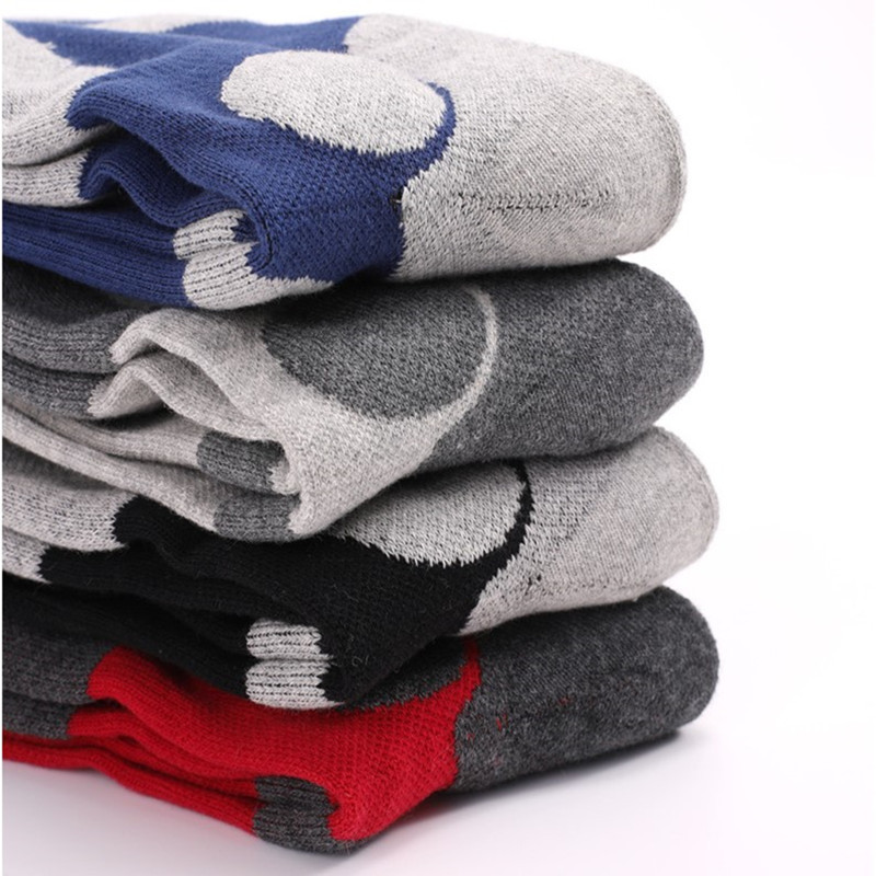 Žiemos medvilninės vyriškos šiltos slidinėjimo kojinės lauko sportui sustorintos žygio futbolo rankšluosčio apatinės kojinės sniego čiuožimo terminės kojinės