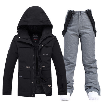 Ženska muška zimska odijela za snijeg Odjeća za snowboarding Skijaški kostim 10k Vodootporne jakne i hlače s naramenicama otporne na vjetar