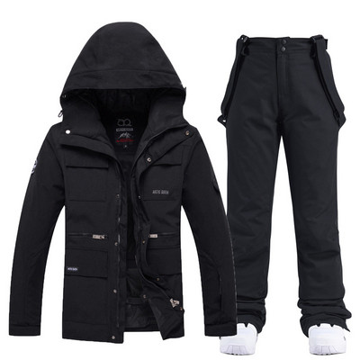 Ženska muška zimska odijela za snijeg Odjeća za snowboarding Skijaški kostim 10k Vodootporne jakne i hlače s naramenicama otporne na vjetar