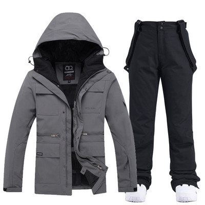 Ženska muška zimska odijela za snijeg Odjeća za snowboarding Skijaški kostim 10k Vodootporne jakne i hlače s naramenicama otporne na vjetar