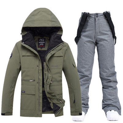 Ženska muška zimska odijela za snijeg Odjeća za snowboarding Skijaški kostim 10k Vodootporne jakne i hlače s naramenicama otporne na vjetar