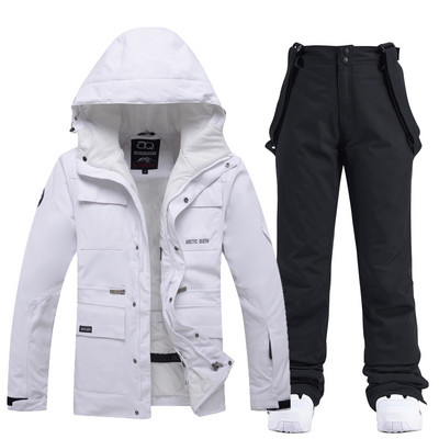 Ženska muška zimska odijela za snijeg Odjeća za snowboarding Skijaški kostim 10k Vodootporne jakne i hlače s naramenicama otporne na vjetar