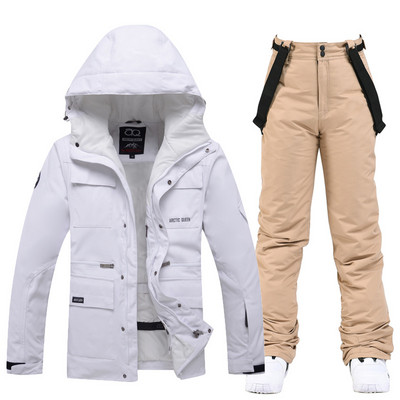 Ženska muška zimska odijela za snijeg Odjeća za snowboarding Skijaški kostim 10k Vodootporne jakne i hlače s naramenicama otporne na vjetar