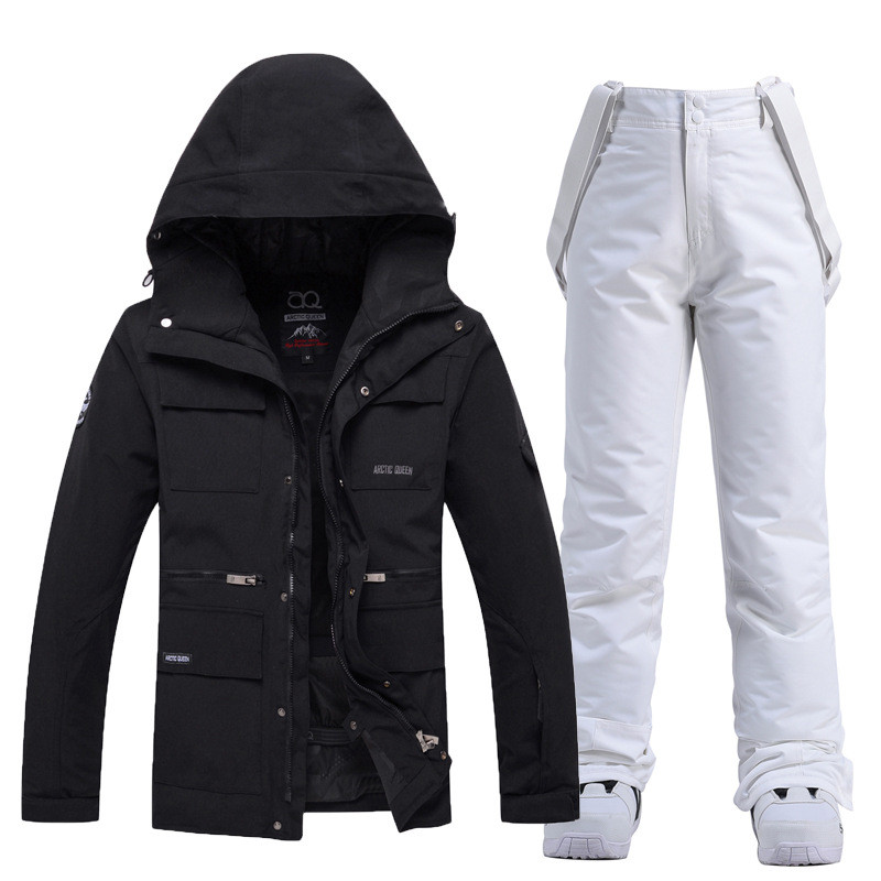 Ženska muška zimska odijela za snijeg Odjeća za snowboarding Skijaški kostim 10k Vodootporne jakne i hlače s naramenicama otporne na vjetar