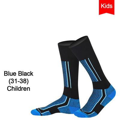 Loogdeel žieminės lauko sportinės slidinėjimo kojinės snieglenčių žygiams skirtos kojinės, dėvimos storos, šiltos rankšluosčio apatinės kojinės, ilgos, vyriškos, moteriškos, vaikiškos