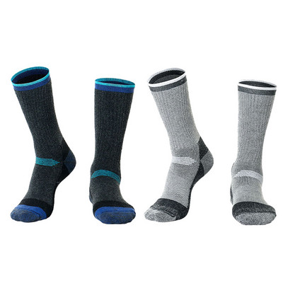 2 Poros žiemos merino šiltos storos vilnos slidinėjimo kojinės lauko sportinės slidinėjimo vyriškos moteriškos šiluminės kojinės snieglenčių žygiams storos minkštos kojinės