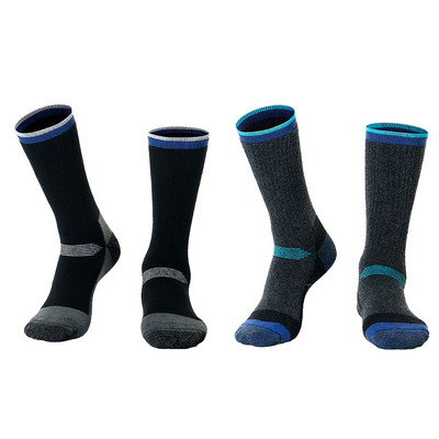 2 Poros žiemos merino šiltos storos vilnos slidinėjimo kojinės lauko sportinės slidinėjimo vyriškos moteriškos šiluminės kojinės snieglenčių žygiams storos minkštos kojinės