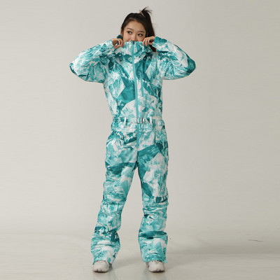 2022 egyrészes síruha téli női sport vízálló kültéri női overál snowboard női hókombináció meleg kapucnis ruhák