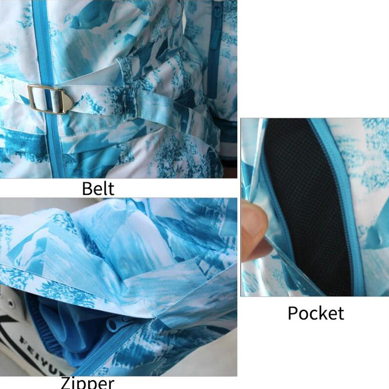 2022 egyrészes síruha téli női sport vízálló kültéri női overál snowboard női hókombináció meleg kapucnis ruhák