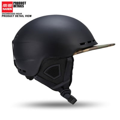 Žiemos Vyrai Moterų Sportinis Slidinėjimo Šalmas Integruotai Formuotas Snieglenčių sportas Čiuožimas Riedlentės Riedučiai Slidinėjimo šalmai Kvėpuojantis terminis