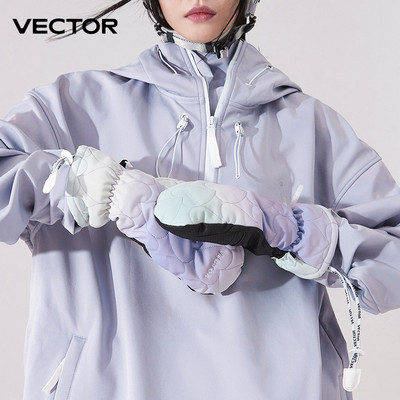 VECTOR Mănuși de iarnă pentru schi 3M Mănuși pentru snowboard, termice, calde, cu ecran tactil, pentru schi, bărbați, femei, antiderapante și rezistente la vânt