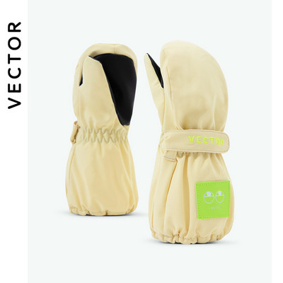 VECTOR Vaikiškos žieminės šiltos pirštinės, atsparios vėjui, vaikams berniukams mergaitėms slidinėti dviračiais laipioti lauke pirštinės vandeniui atsparios rankų stangrinimui