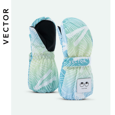 VECTOR Vaikiškos žieminės šiltos pirštinės, atsparios vėjui, vaikams berniukams mergaitėms slidinėti dviračiais laipioti lauke pirštinės vandeniui atsparios rankų stangrinimui