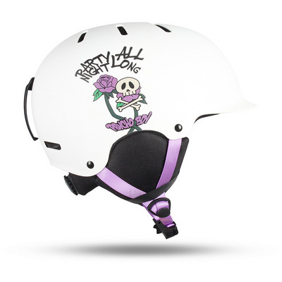 Žiemos nauji lauko slidinėjimo šalmai Poros Snieglentės galvos Apsauginė Apsauginė Apranga Vyrai Moteriški Šilti nuo susidūrimo šalmai