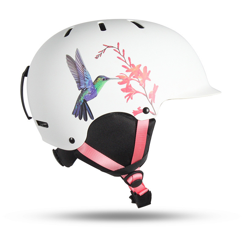 Žiemos nauji lauko slidinėjimo šalmai Poros Snieglentės galvos Apsauginė Apsauginė Apranga Vyrai Moteriški Šilti nuo susidūrimo šalmai