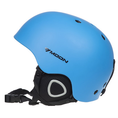 Moon MTV18 PC+EPS Cască de schi pentru adulți, bărbați, femei, patinaj, skateboard, sport, zăpadă, cască de snowboard, cu ochelari de protecție, cadouri