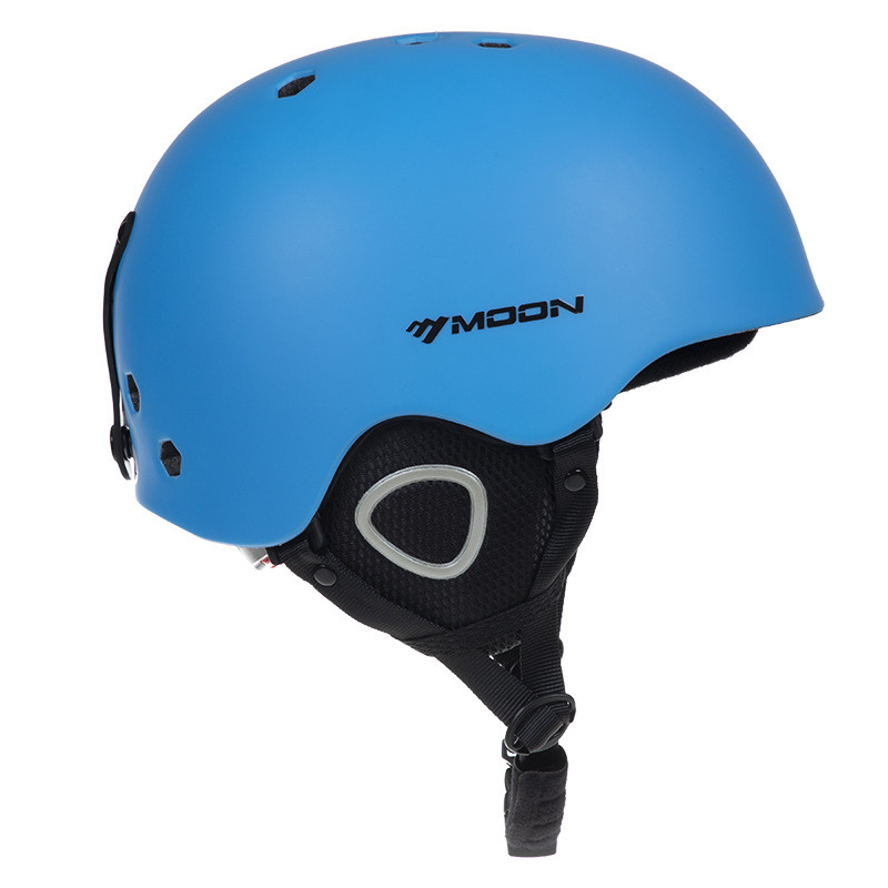 Moon MTV18 PC+EPS Cască de schi pentru adulți, bărbați, femei, patinaj, skateboard, sport, zăpadă, cască de snowboard, cu ochelari de protecție, cadouri