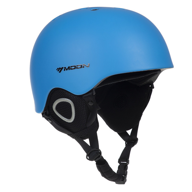 Moon MTV18 PC+EPS Cască de schi pentru adulți, bărbați, femei, patinaj, skateboard, sport, zăpadă, cască de snowboard, cu ochelari de protecție, cadouri