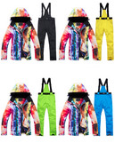 Sniego žiemos nauji vyrų ir moterų sportiniai laisvalaikio profesionalai, nauji 2022 m., vandeniui atsparūs, vėjui atsparūs slidinėjimo kostiumai, dvigubi snieglenčių drabužiai