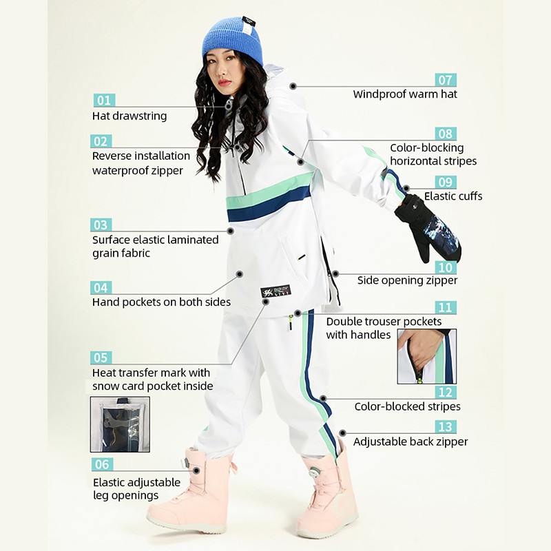 2022, noi costume de schi de iarnă, femei, bărbați, rezistente la vânt, impermeabile, jachete de snowboard în aer liber, salopete, set de schi, pantaloni de zăpadă îngroșați.