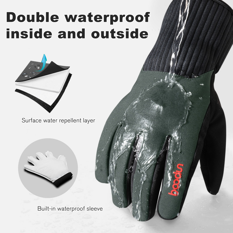 3M žiemos šiltos šiluminės liečiamo ekrano pirštinės, slidinėjimo vandeniui atsparios lauko sportinės dviračių sporto šakos, smūgiams atsparios snieglentės vyrams, moteriškos pirštinės.