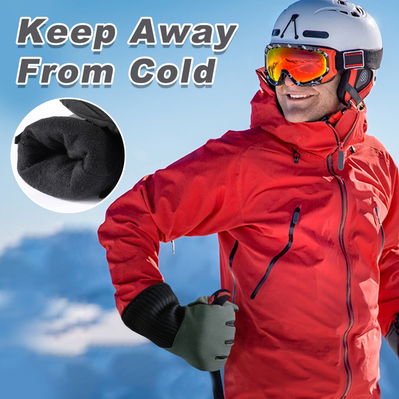 3M žiemos šiltos šiluminės liečiamo ekrano pirštinės, slidinėjimo vandeniui atsparios lauko sportinės dviračių sporto šakos, smūgiams atsparios snieglentės vyrams, moteriškos pirštinės.