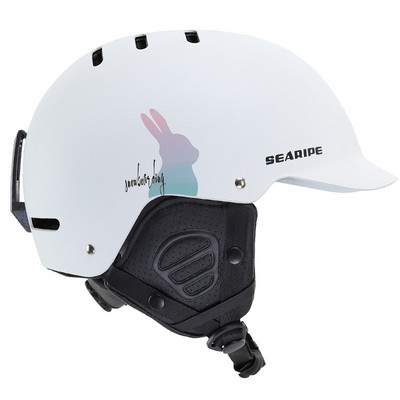 Νέο χειμερινό κράνος σκι Snowboard Προστατευτικός εξοπλισμός Άνδρες Γυναικείες Διατηρούνται ζεστές Αθλητικά κράνος χιονιού Προστασία κεφαλής Snowmobile