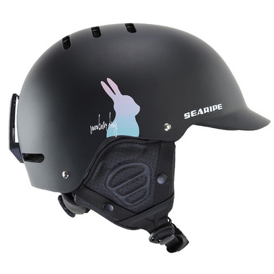 Νέο χειμερινό κράνος σκι Snowboard Προστατευτικός εξοπλισμός Άνδρες Γυναικείες Διατηρούνται ζεστές Αθλητικά κράνος χιονιού Προστασία κεφαλής Snowmobile
