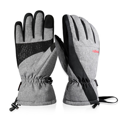 Vyriškos slidinėjimo pirštinės, jutiklinis ekranas, dviračių sportas, atsparus vėjui, atsparus vandeniui, lauko sportinis motociklas, žieminė, šilta vilna, neslidi snieglenčių pirštinė